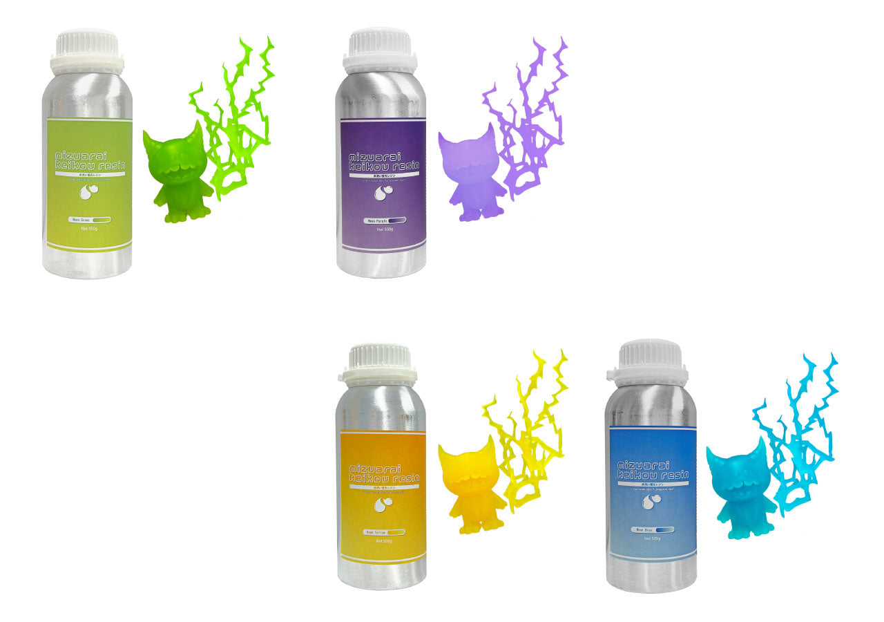 ​【すぐ始められるセット】EPAX X1 光造形3Dプリンター＋洗浄液＋レジン付 新商品情報】新レジン「水洗い蛍光レジン」を発売決定 – 3Dプリンター