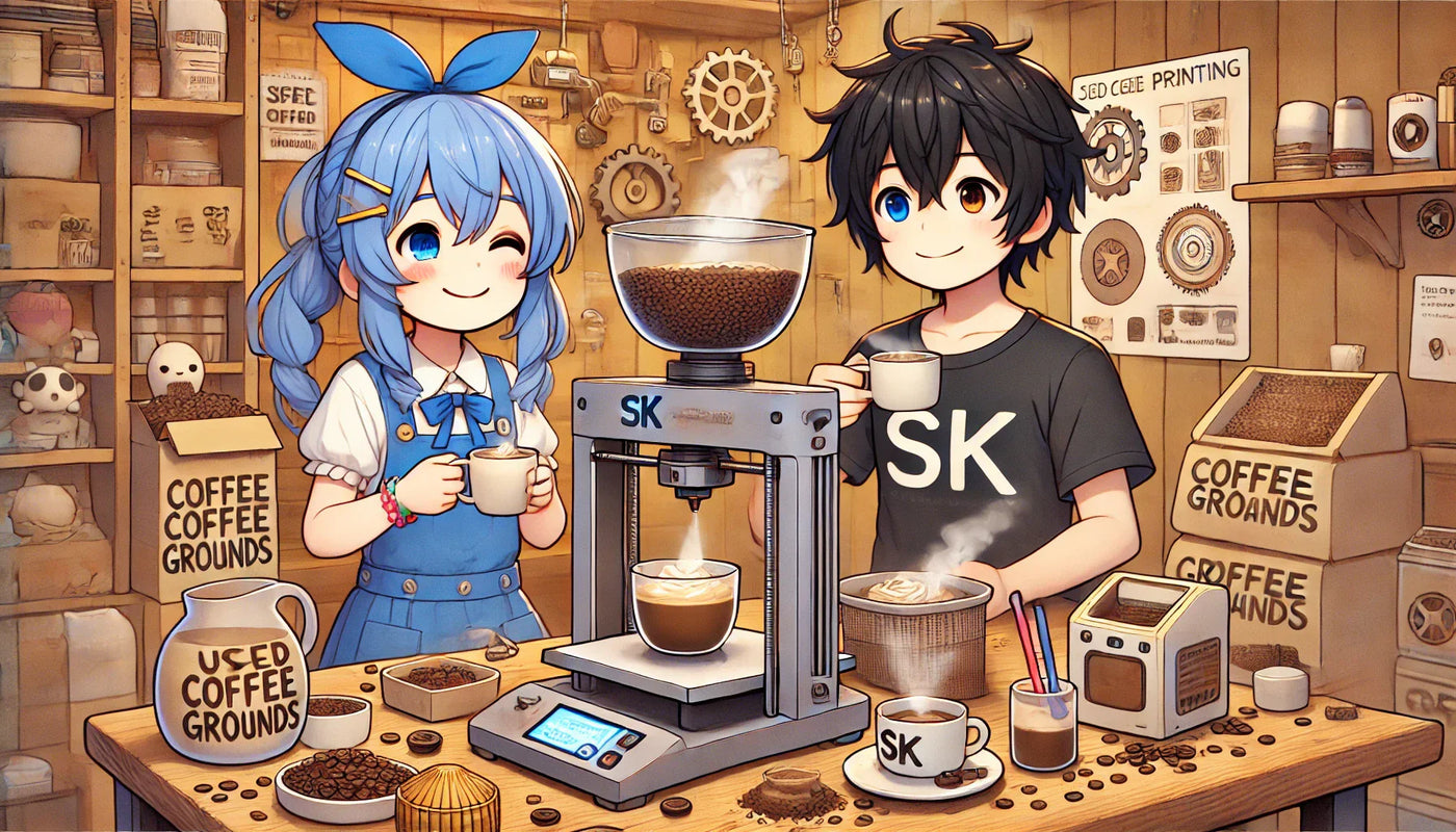 捨てるなんてもったいない?3Dプリントでコーヒーかすが生まれ変わる!