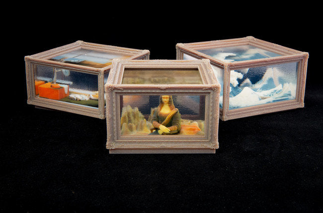 3Dプリンターによって立体再現された歴史的名画がヤフオクに出品!? ダヴィンチ、ダリ、葛飾北斎まで