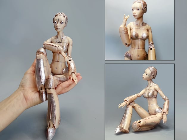 スペイン人アーティストが3Dプリントした球体関節人形が「美しい」と