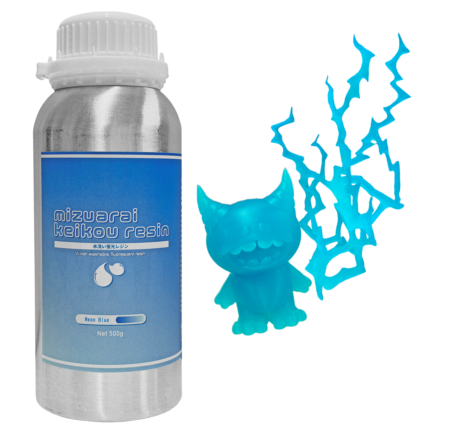 水洗い蛍光レジン 500g – 3Dプリンターとレジン&フィラメントの通販