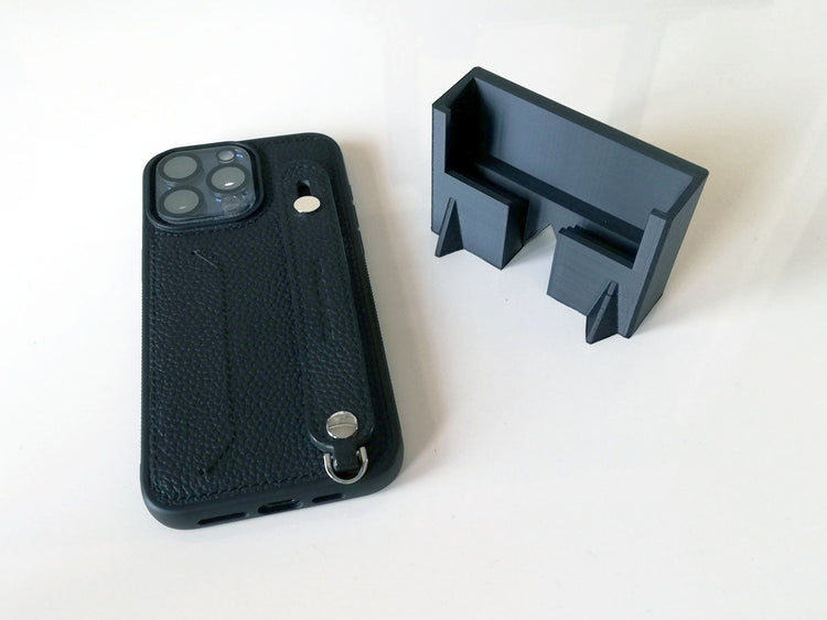 垂直スマホスタンド　～寝ながら動画視聴用～