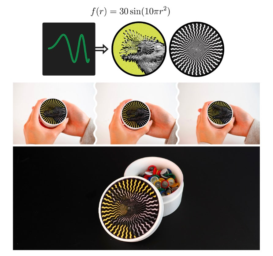 MIT、電子部品なしで“動く印刷”を実現！FabObscuraが3Dプリントにも拡張