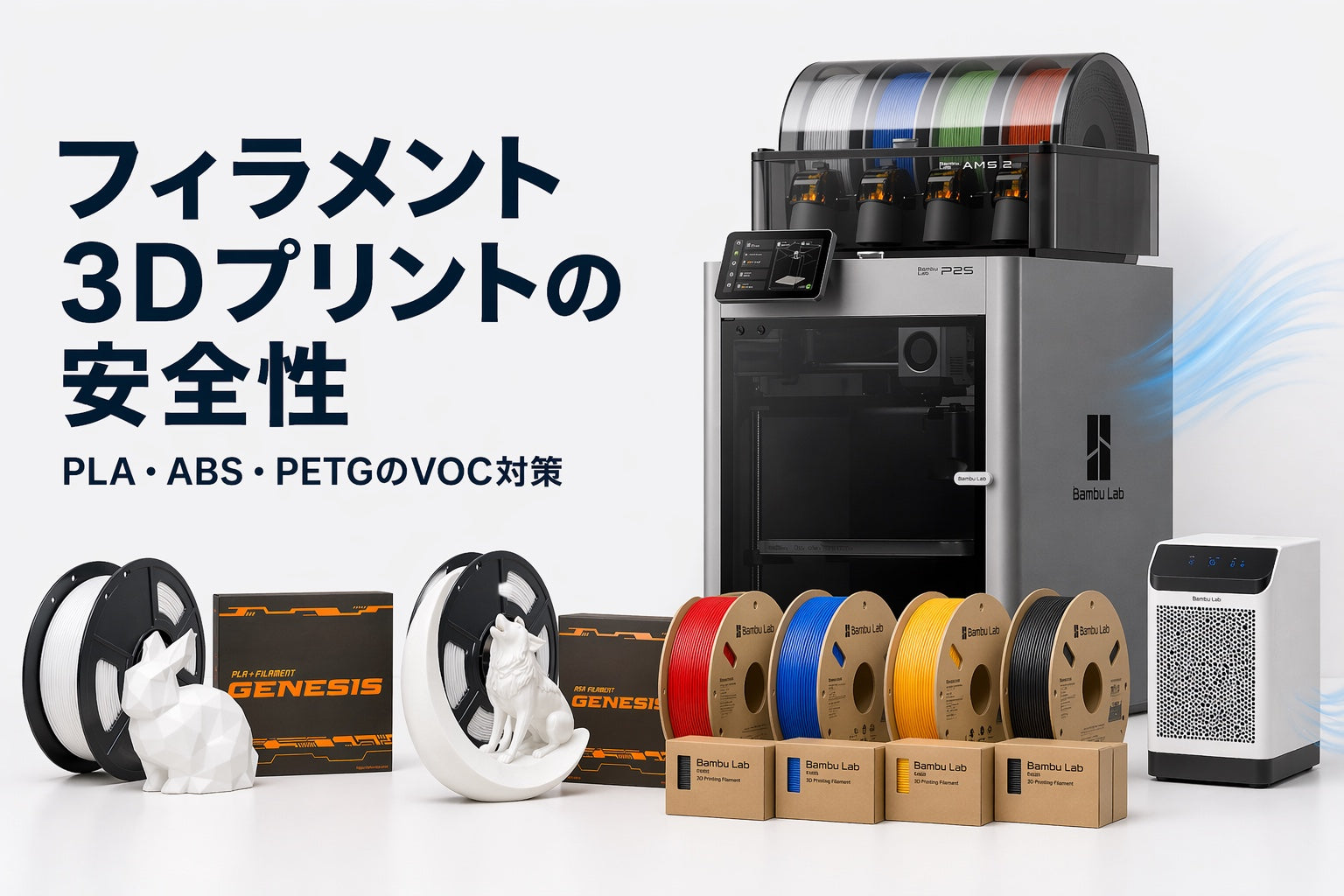 フィラメント造形のVOC・UFP安全ガイド