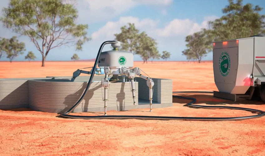 1日で家を建てる！6本脚の3DプリントロボットCharlotte登場