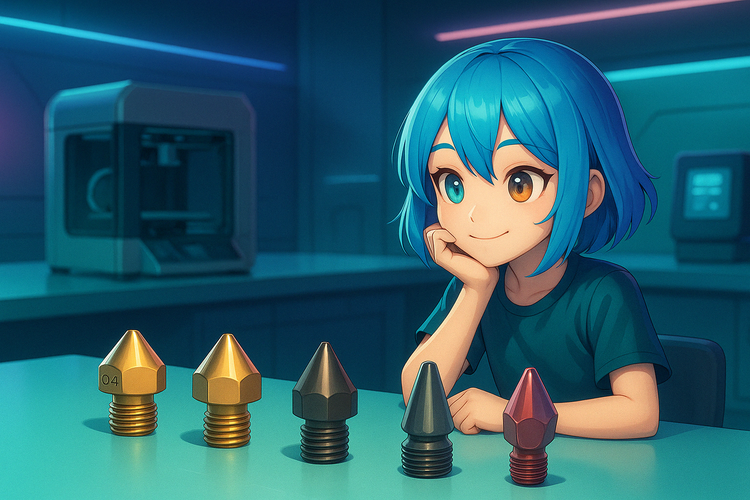 3Dプリンターのノズル交換の種類と効果について徹底解説！