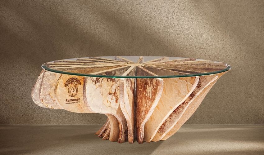 菌糸体から作られた3Dプリント家具が登場｜チェコの3Dプリント建設会社Buřinkaの試み