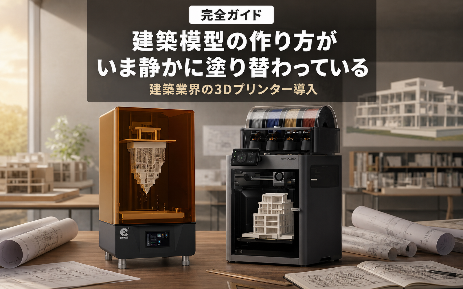 建築設計事務所のための3Dプリンター活用