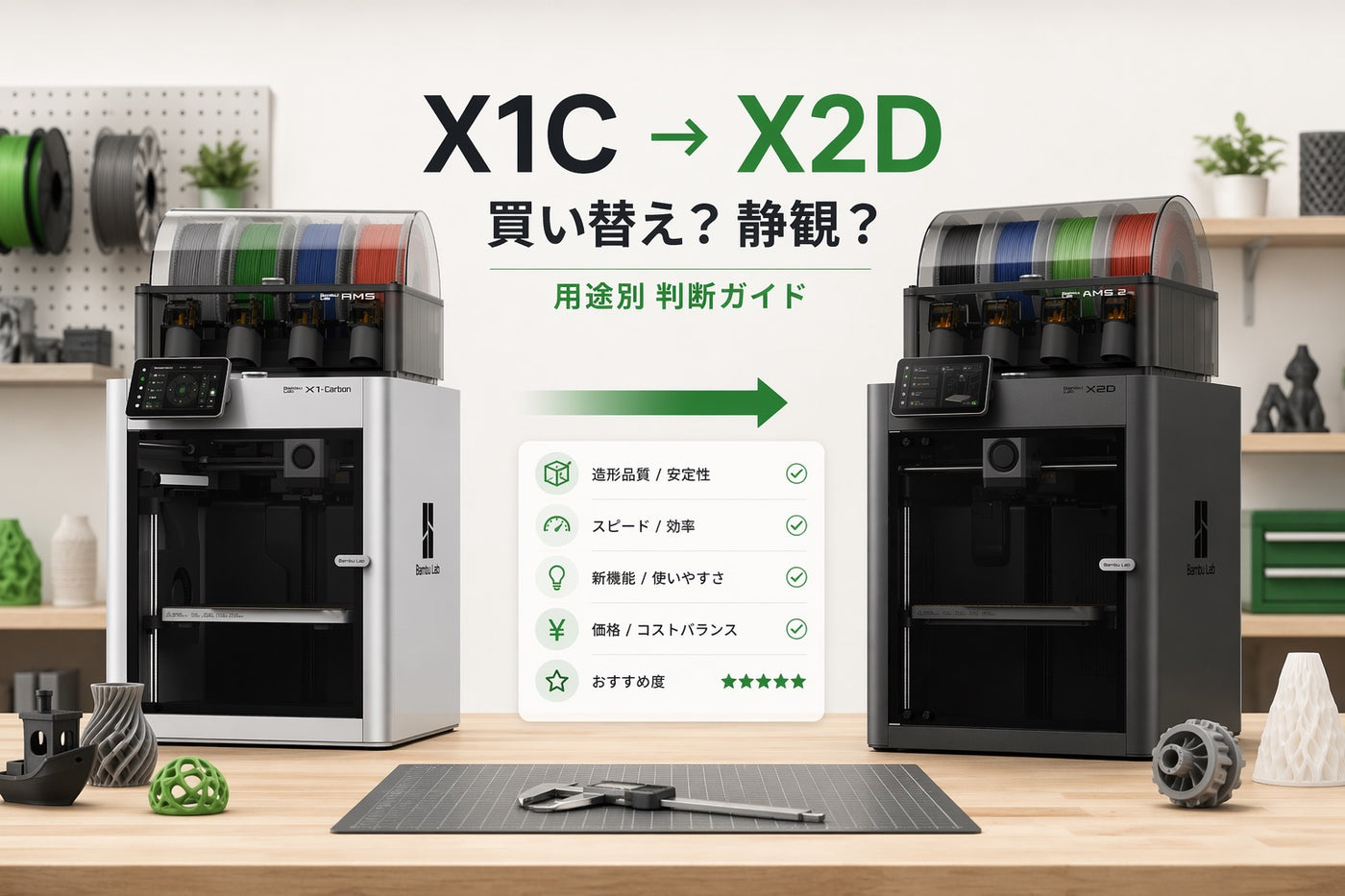 X1CユーザーはX2Dに乗り換えるべきか