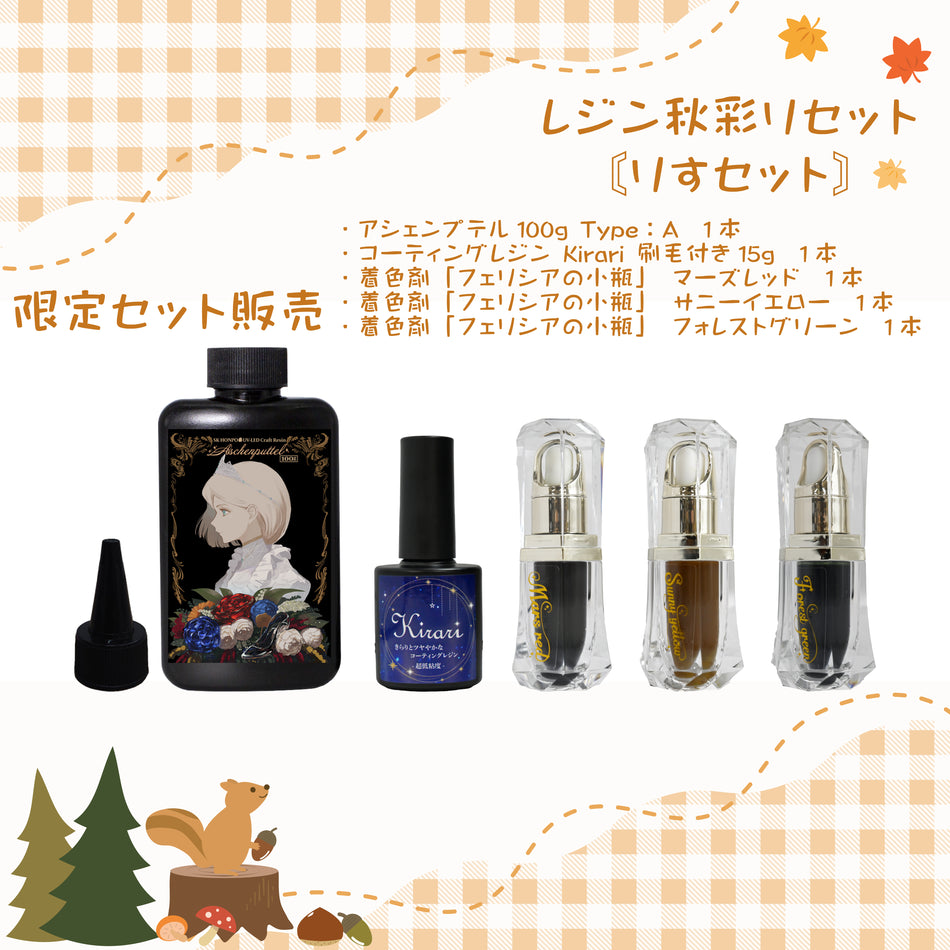 【期間限定販売】SK本舗 -レジン秋彩りセット-