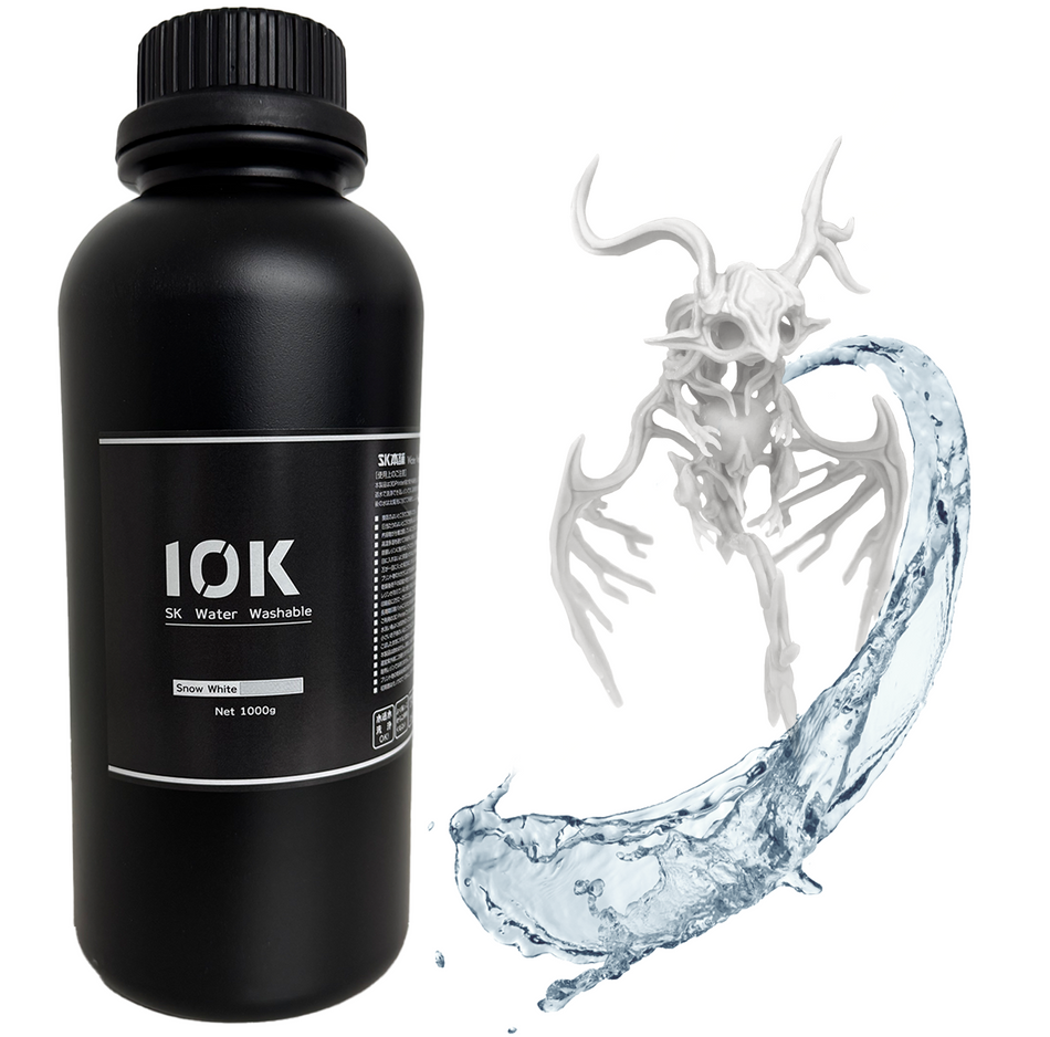 SK10K水洗いレジン  1000g Snow White