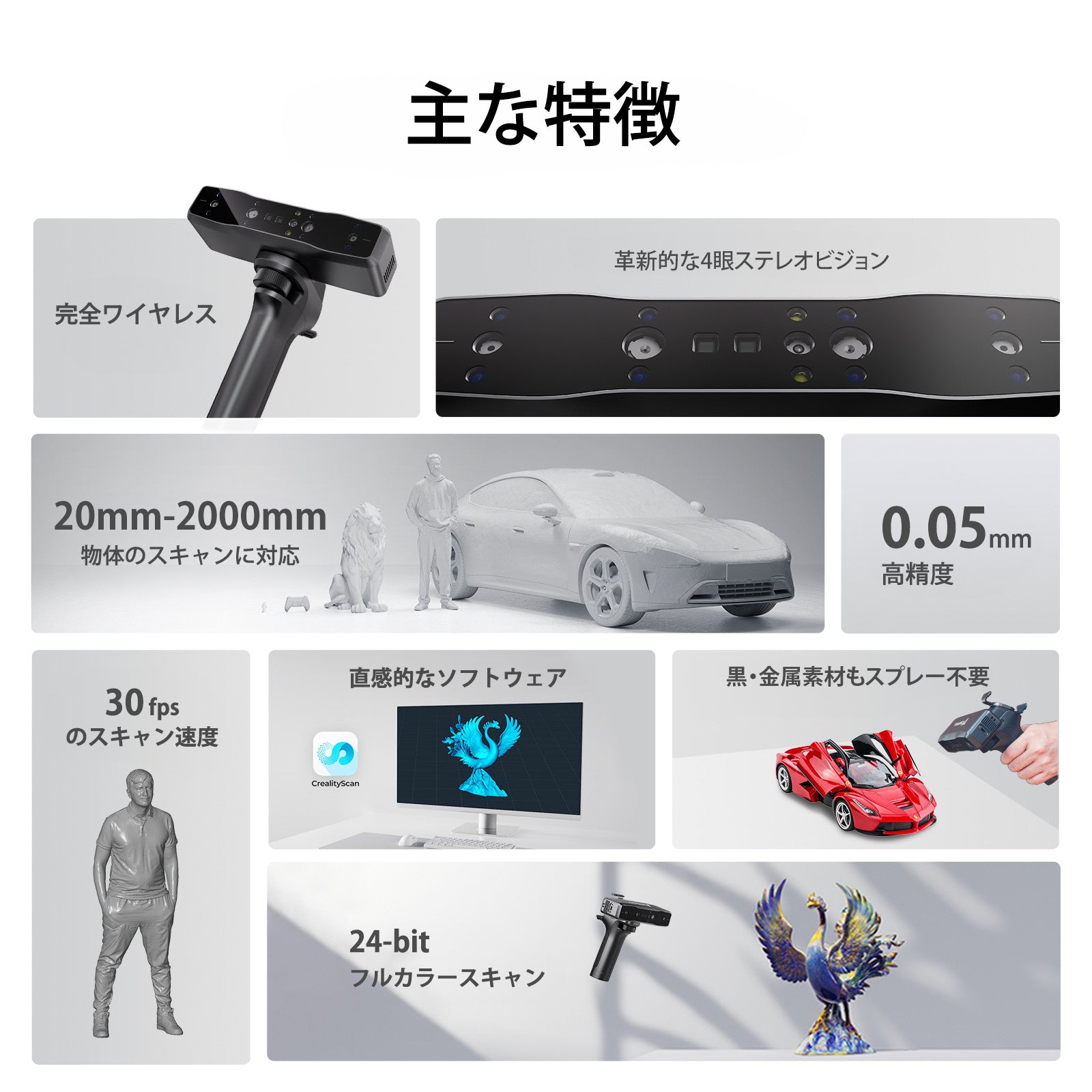未使用otter lite オマケ付 PCレス3Dスキャナー 未使用otter lite オマケ付 PCレス3Dスキャナー
