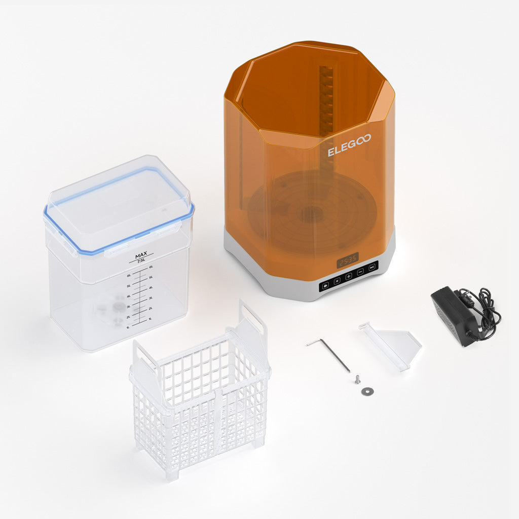 ３面コラーゲンマシン☆卓上 Elegoo 洗浄機・二次硬化機セット 『Mercury Plus V3.0』 – 3D