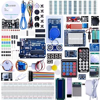 受注入荷ELEGOO Arduino用のUNO R3 最終版スタータキット UNOチュートリアル付 (63 Items) - 画像1
