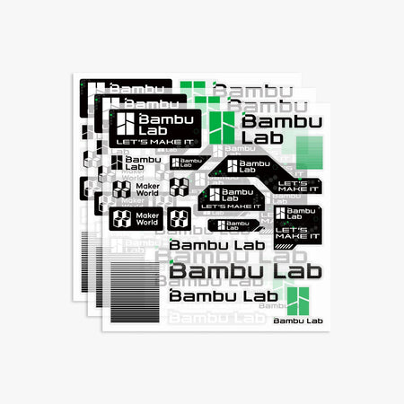 Bambu Lab スティッカーセット MG001