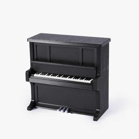 ピアノ音楽ボックス K014 完成例（ピアノ本体は3Dプリント部品・別途造形）