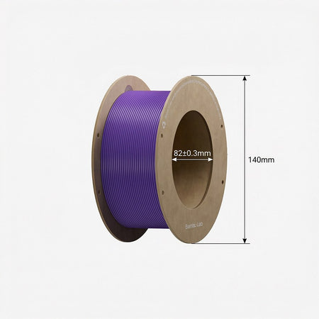 ミニペーパースプールの寸法 外径140mm・内径82±0.3mm
