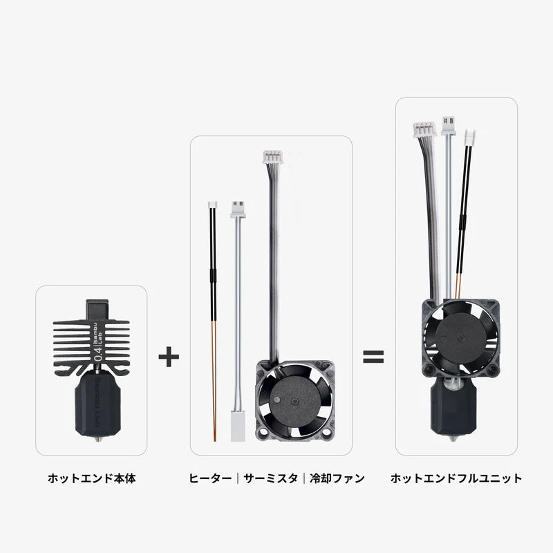 【受注入荷】Bambu Lab X1 シリーズ対応『ホットエンド』