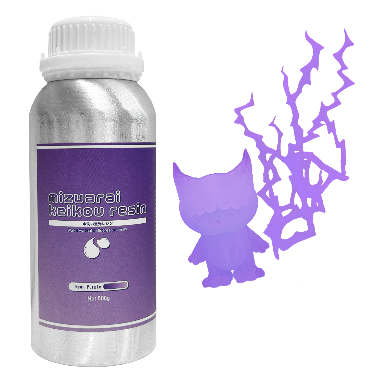 水洗い蛍光レジン 500g – 3Dプリンターとレジン&フィラメントの通販