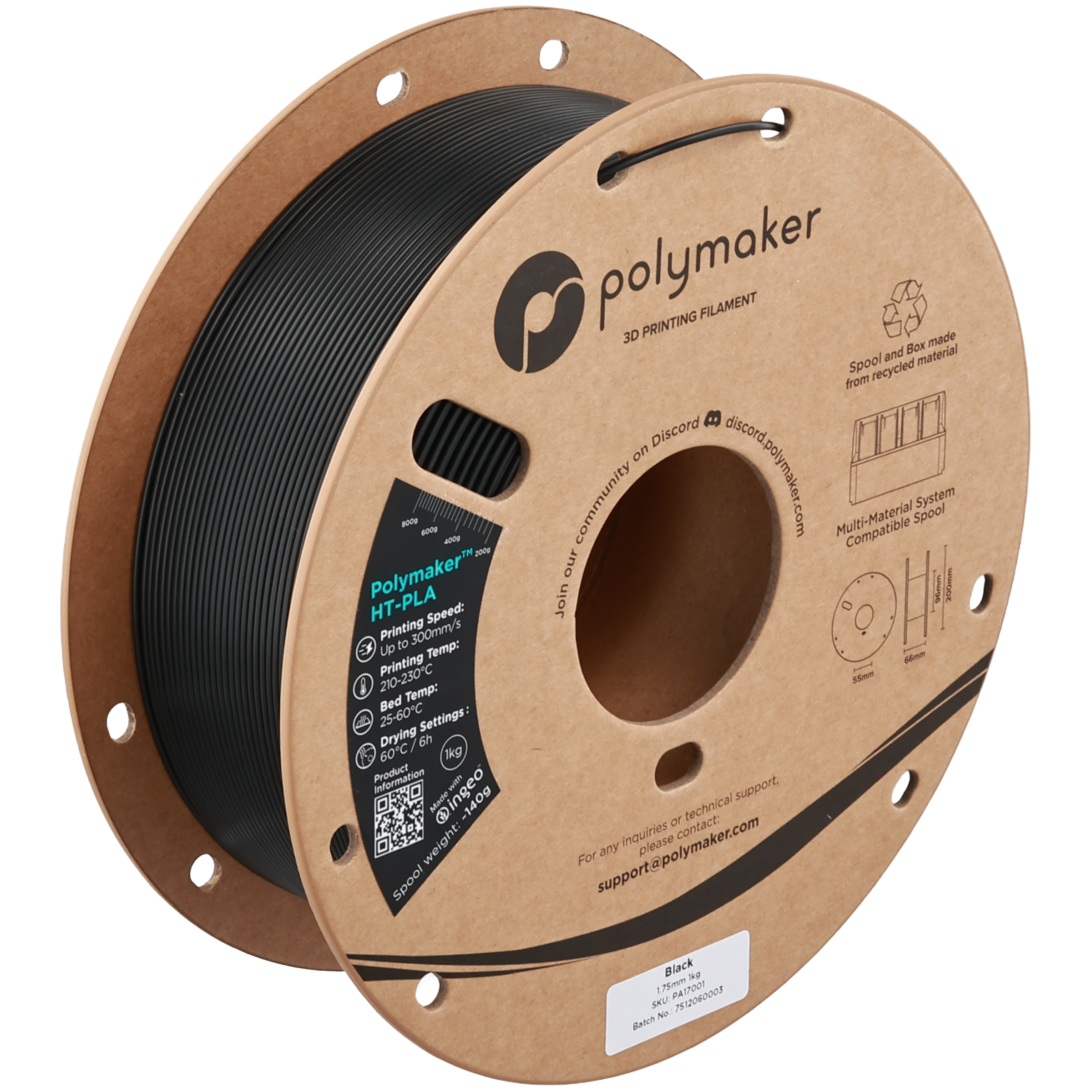 Polymaker HT-PLA Black