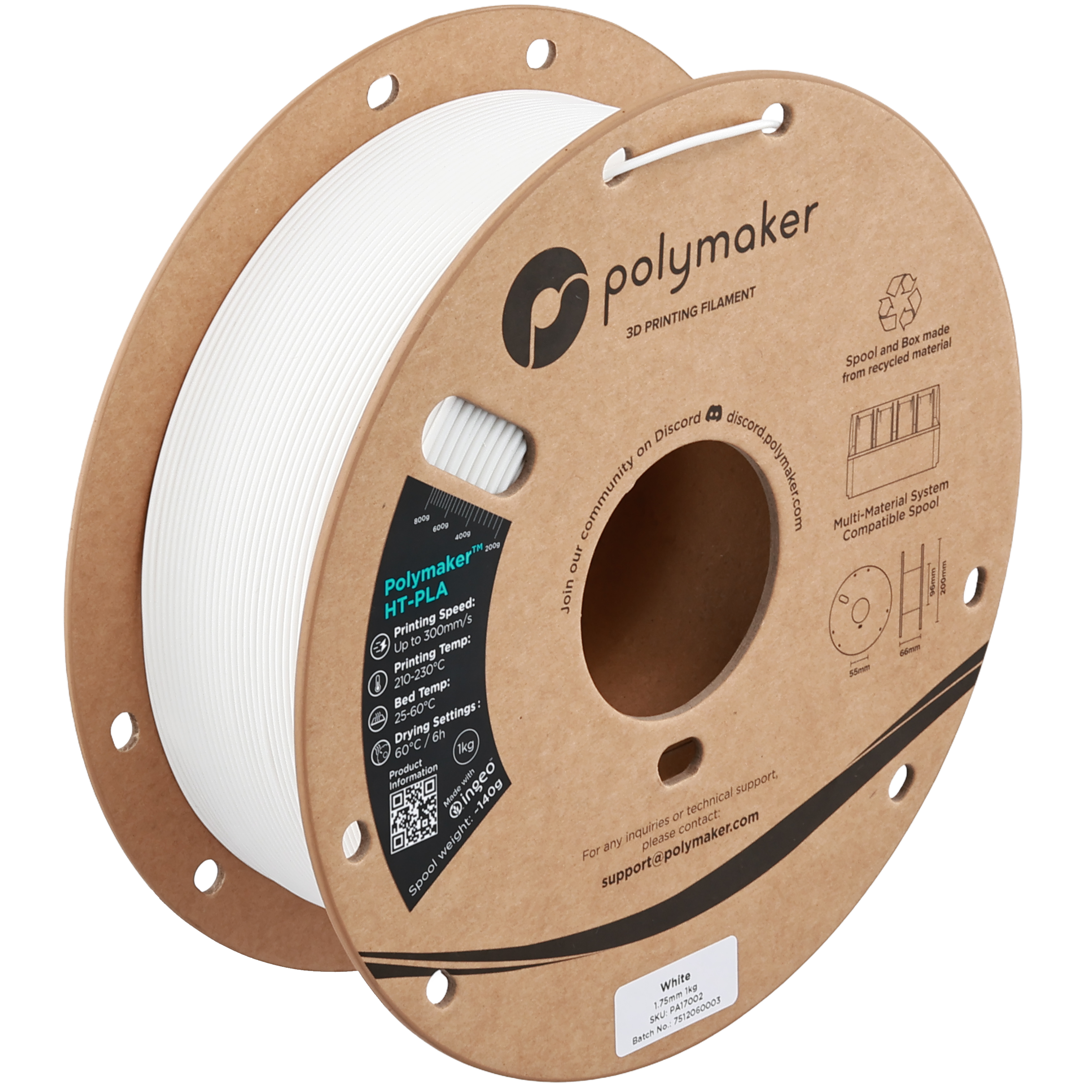 Polymaker HT-PLA White