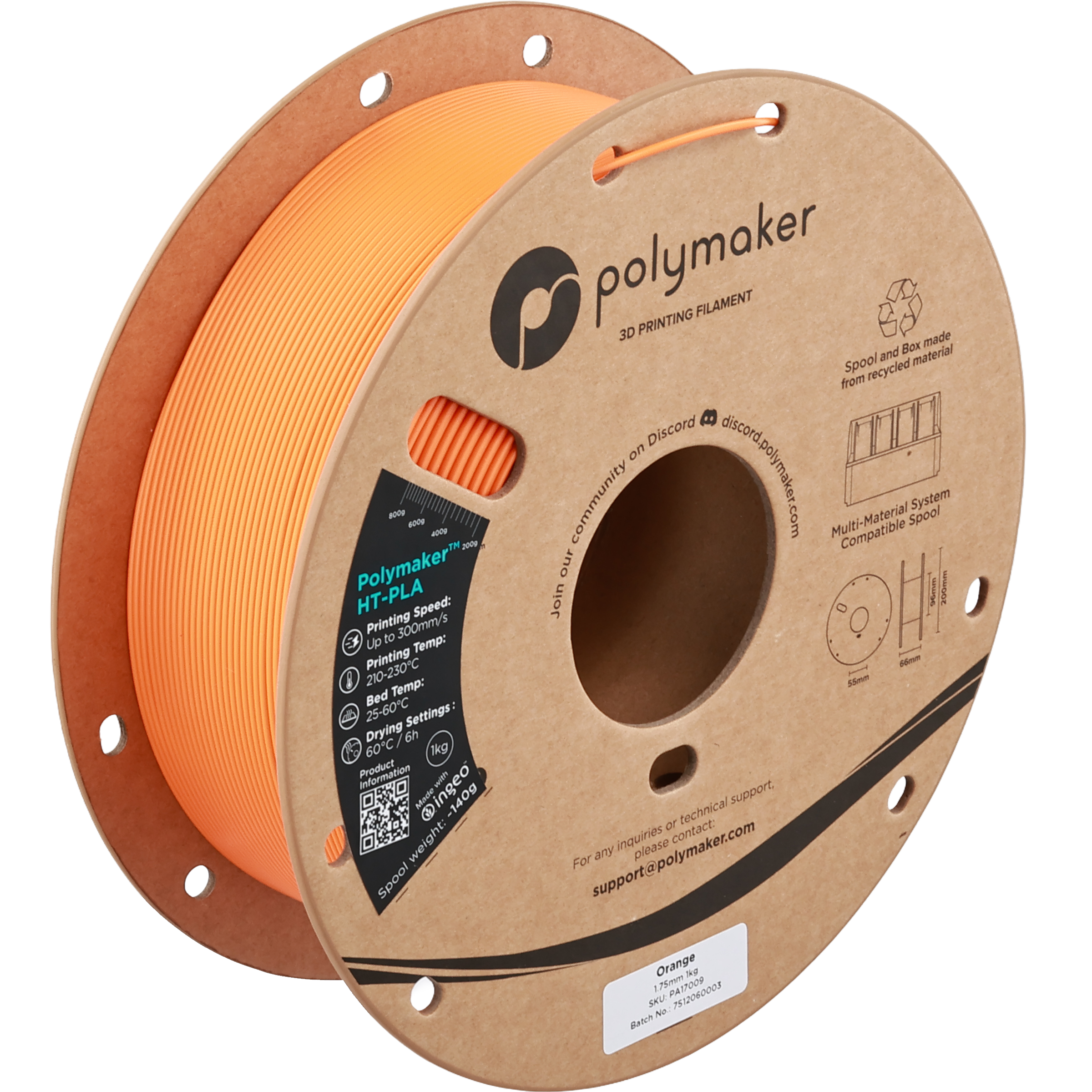 Polymaker HT-PLA Orange