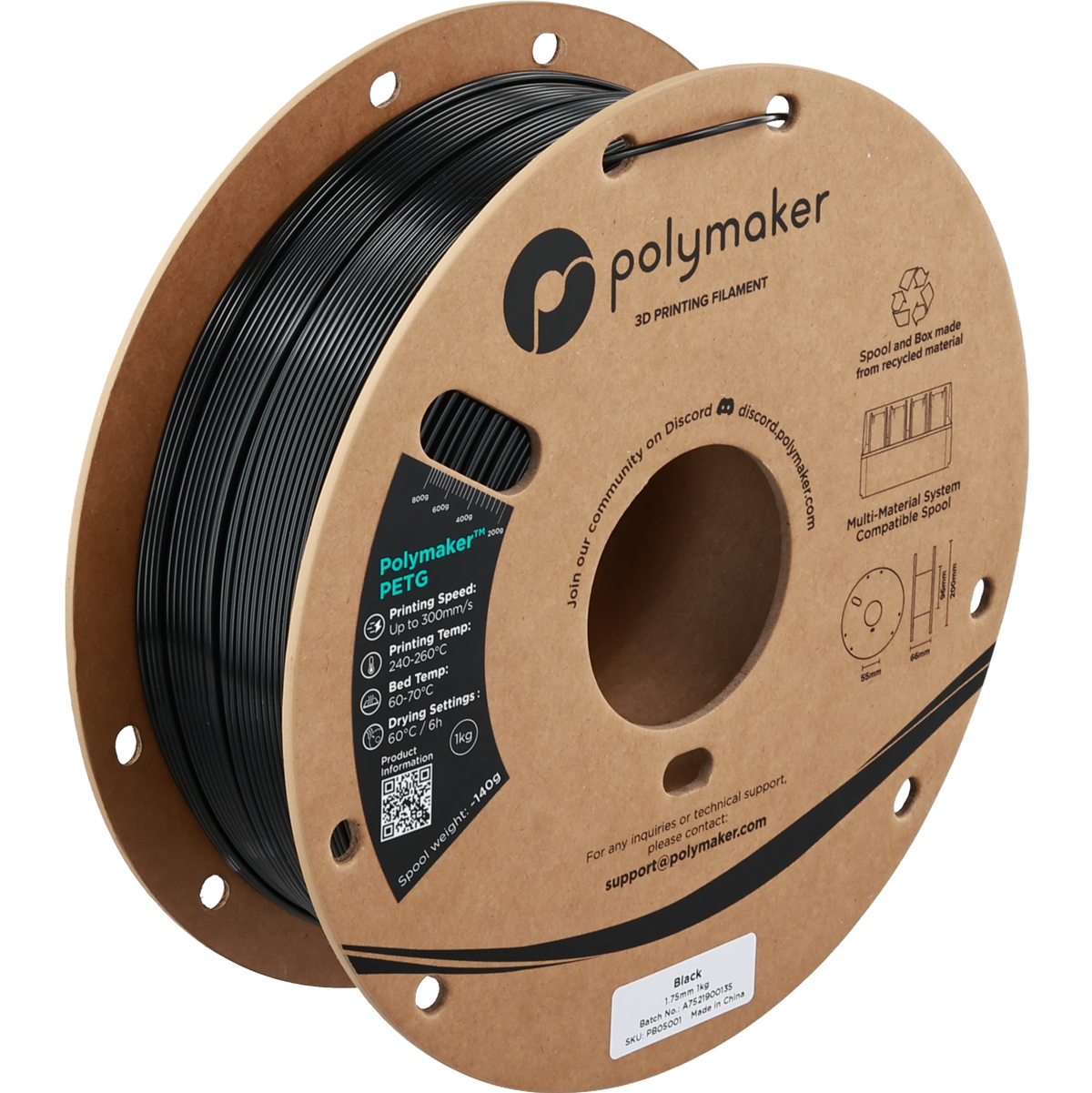 Polymaker PETG Black