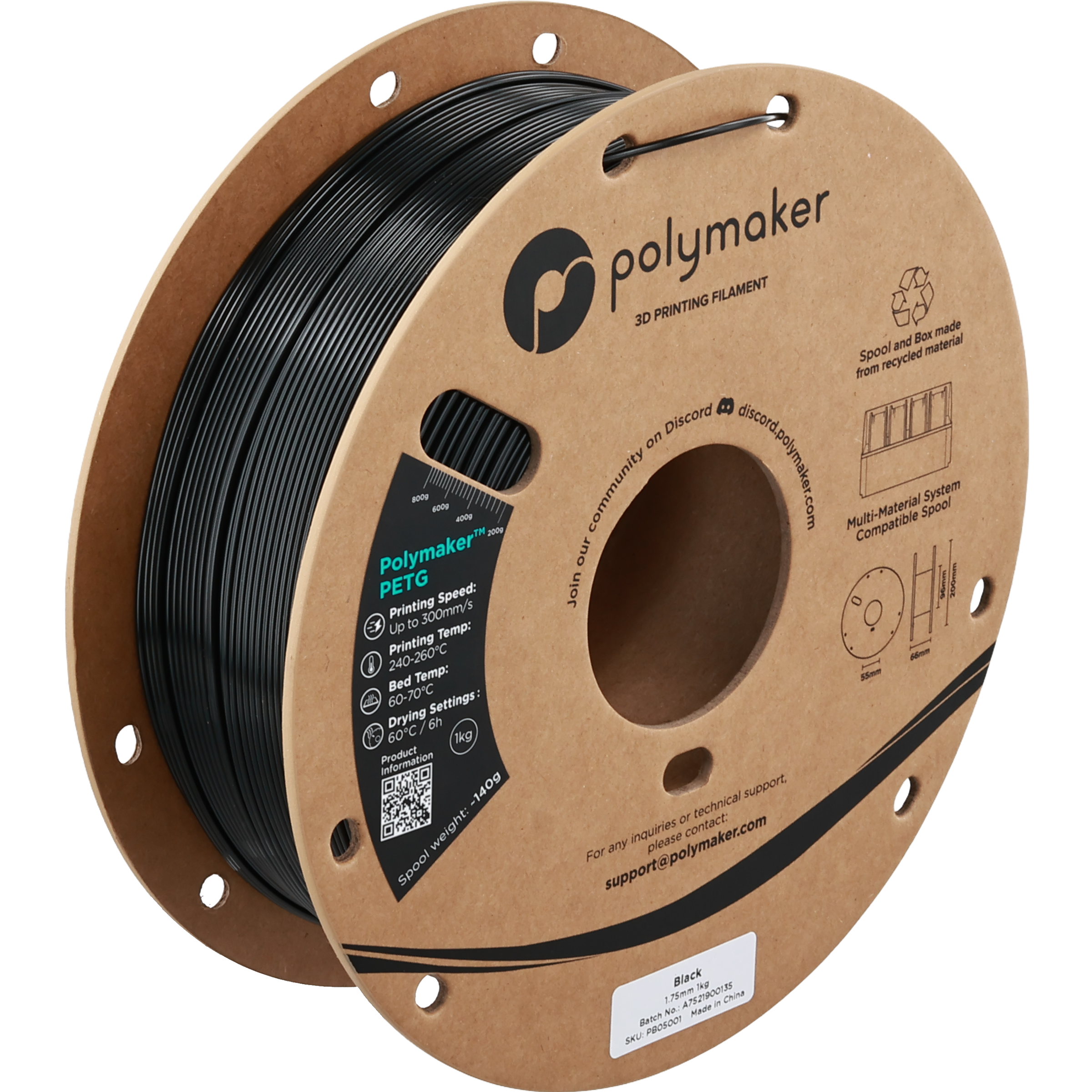 Polymaker PETG Black