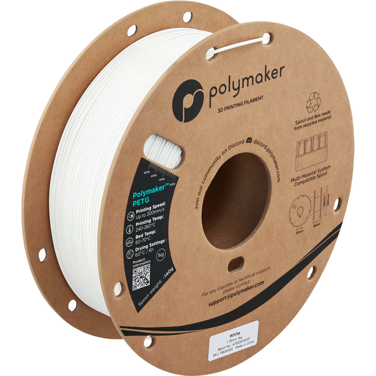 Polymaker PETG White
