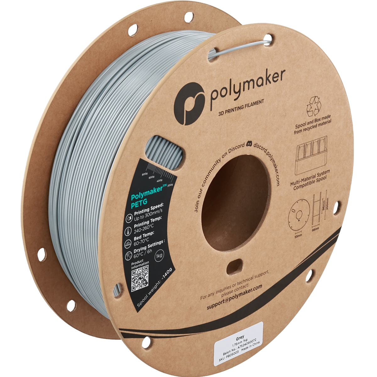 Polymaker PETG Grey