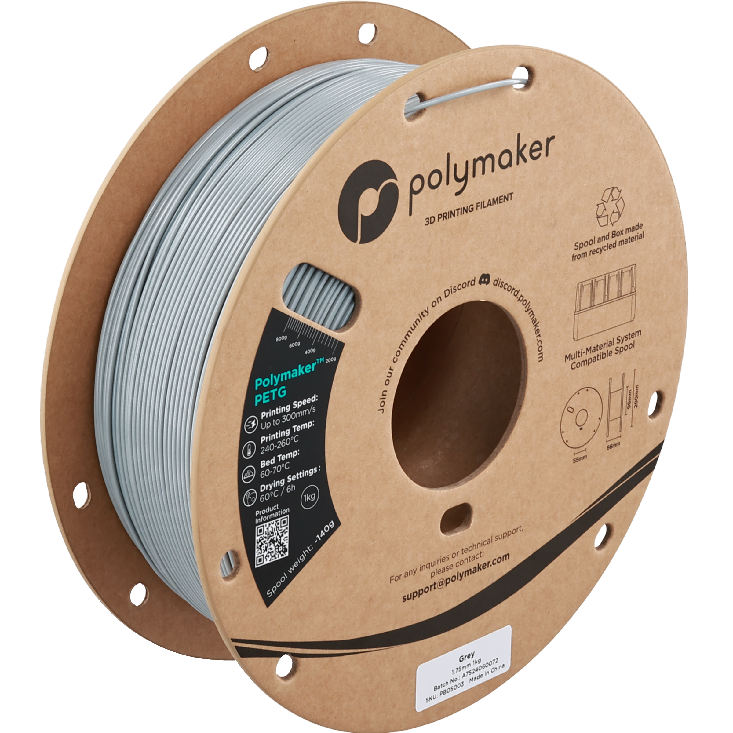 Polymaker PETG Grey