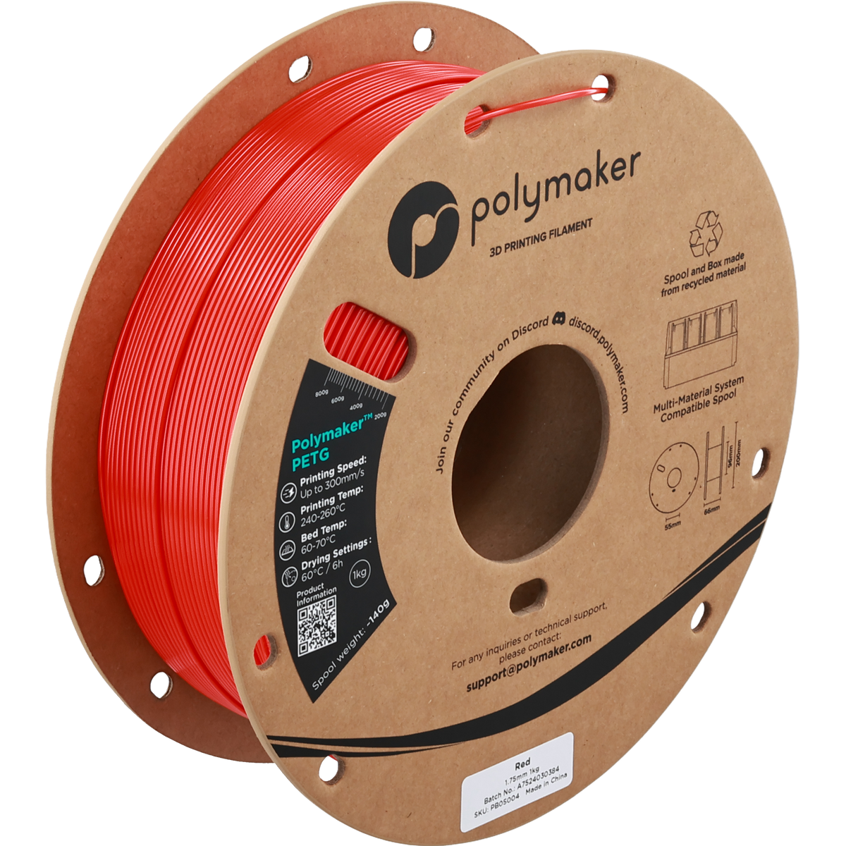 Polymaker PETG Red
