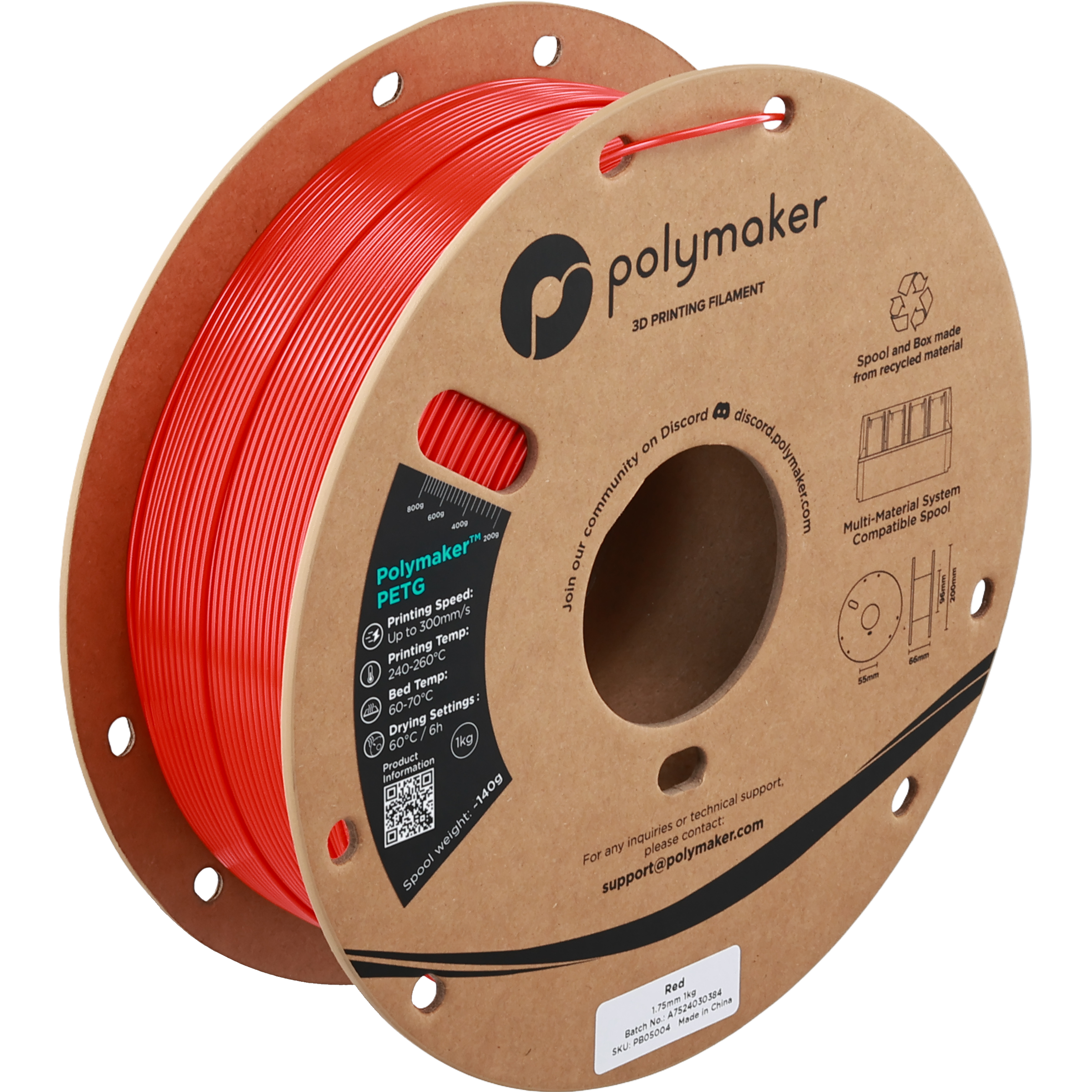 Polymaker PETG Red