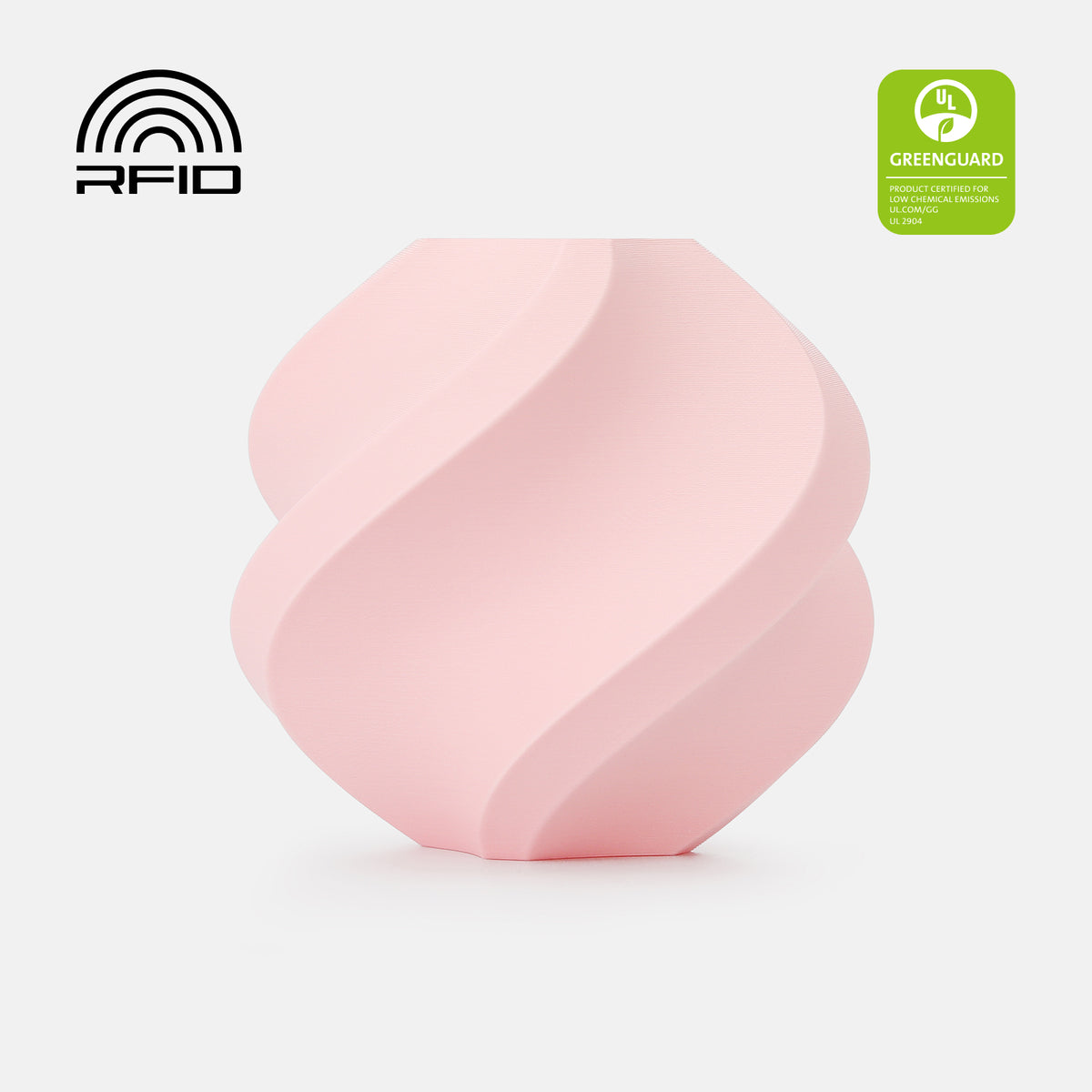 Bambu Lab PLA Pure ミルキーピンク(17200)