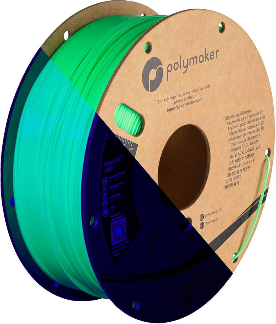 Polymaker PolyLite Neon ABS Neon Green