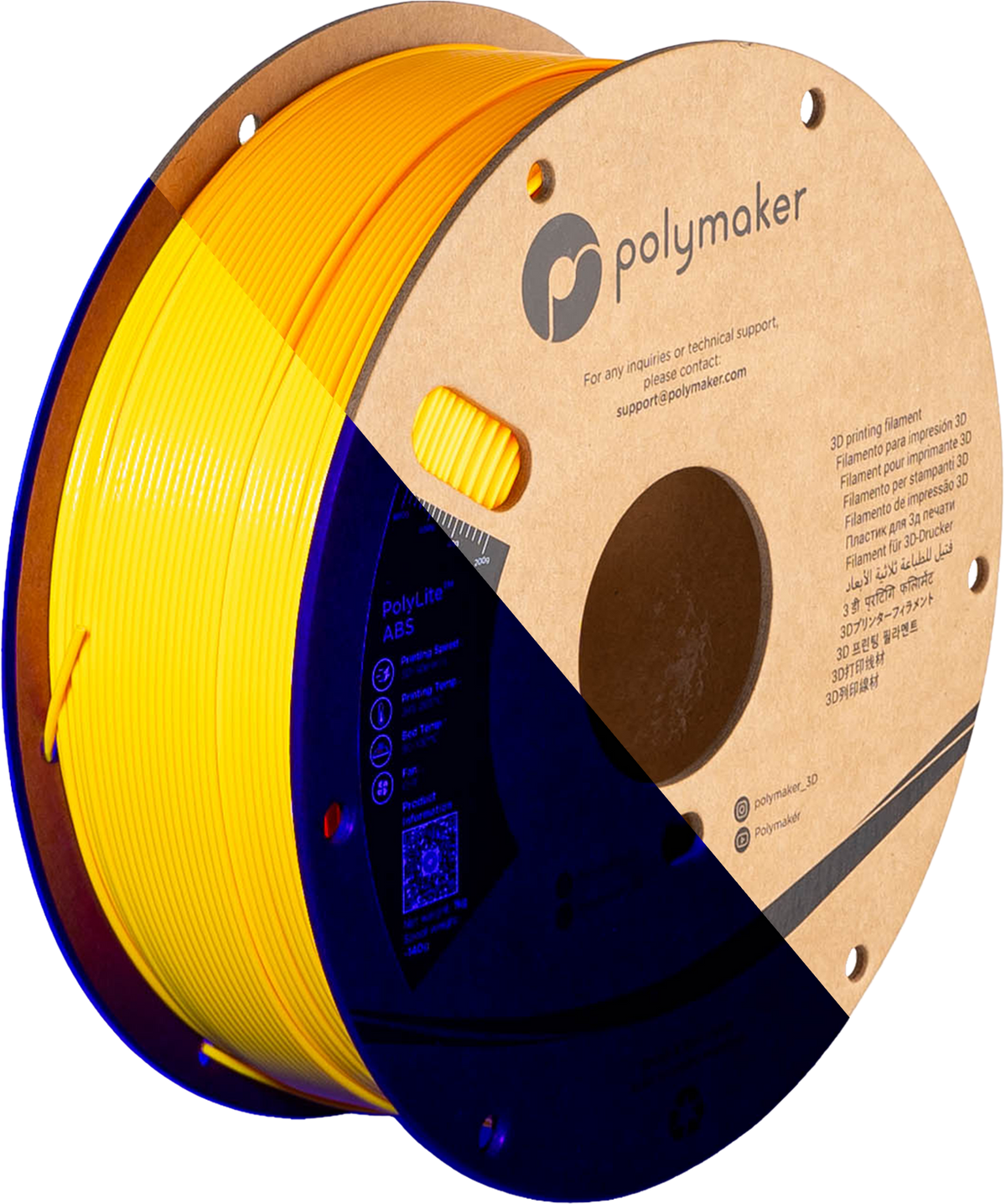 Polymaker PolyLite Neon ABS Neon Yellow