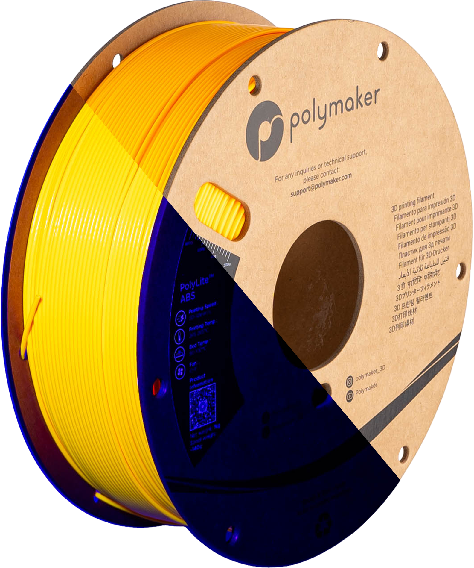 Polymaker PolyLite Neon ABS Neon Yellow