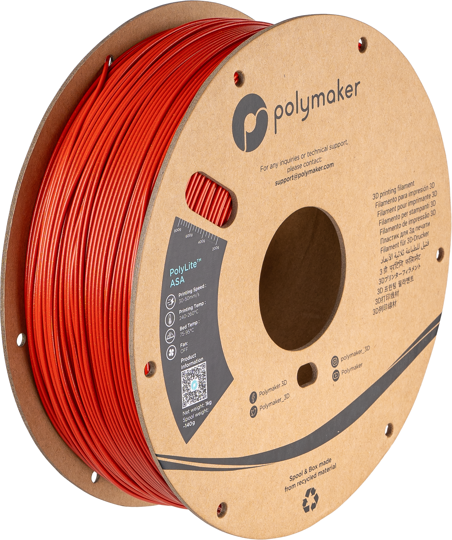 Polymaker Galaxy ASA Galaxy Red