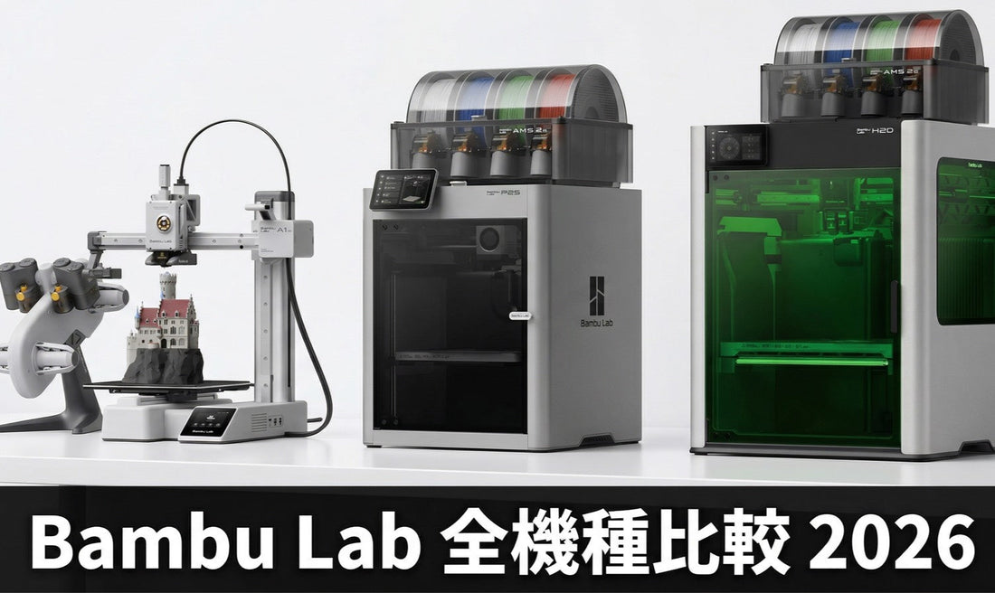 【2026年版】Bambu Lab全機種比較