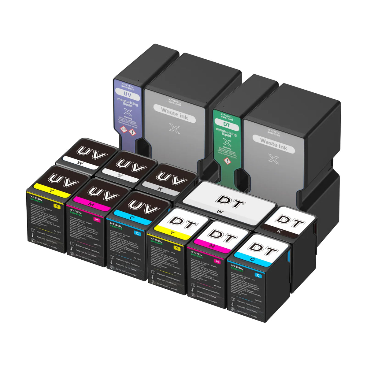 xTool O1 Omni用 UVインク基本セット DT+UVモデル用