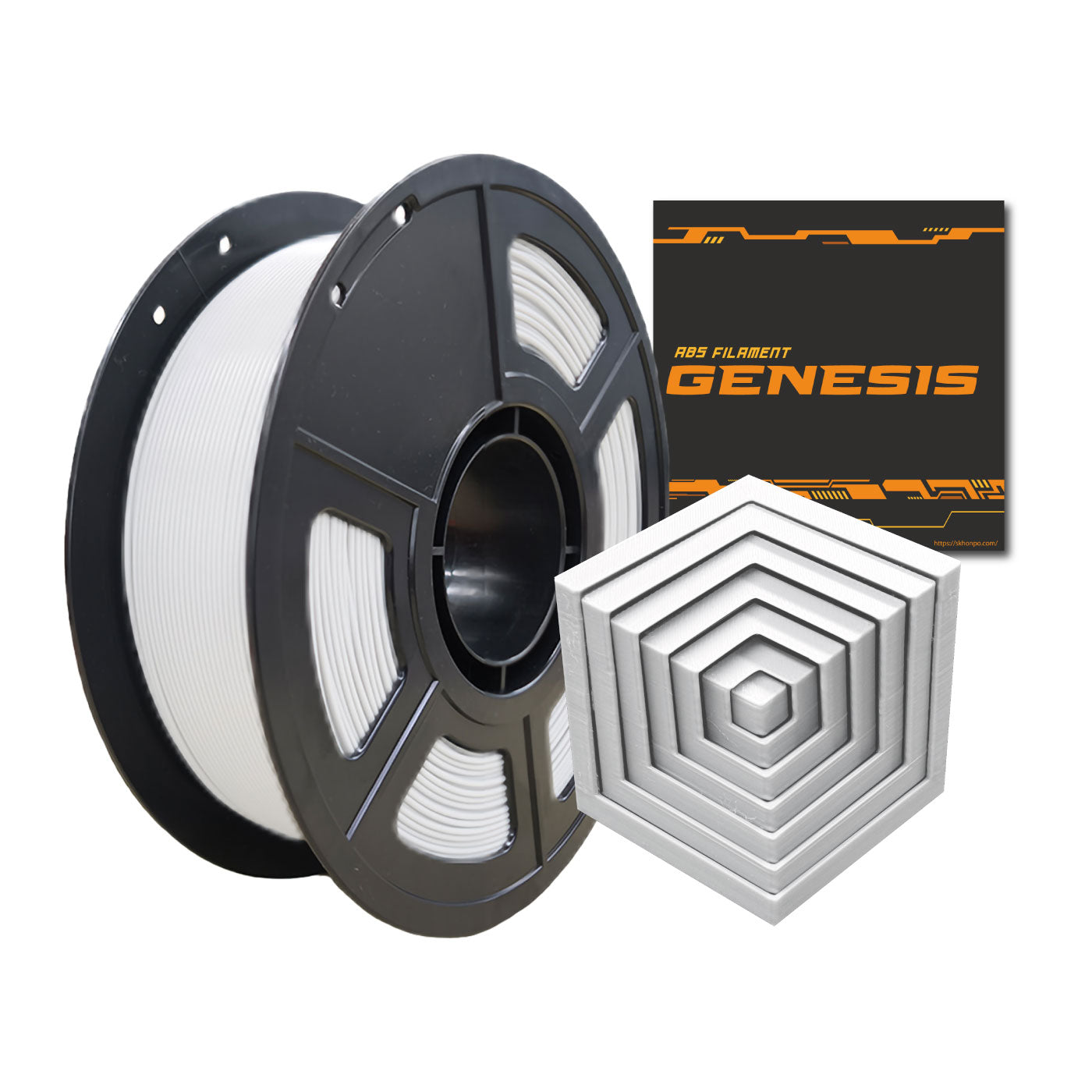 Genesis ABS フィラメント ホワイト