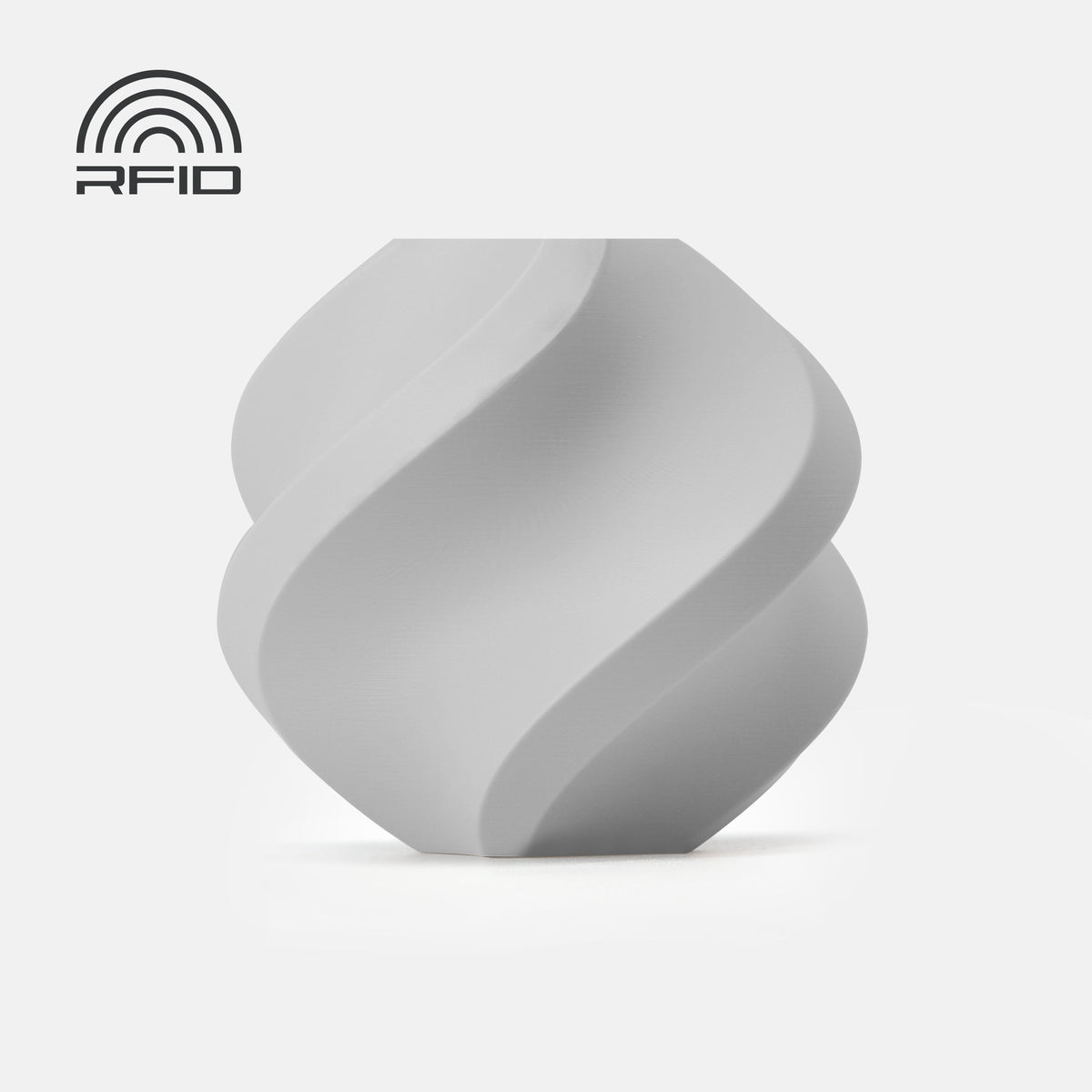 Bambu Lab PLA ベーシック 詰め替え用 ライトグレー（1kg スプールなし）