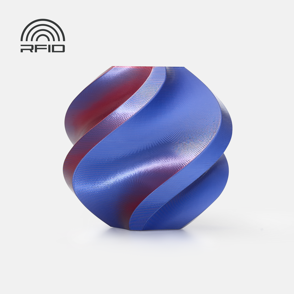 Bambu Lab PLA シルク・マルチカラー（スプール付き 1kg）｜デュアルカラー シルク フィラメント【予約商品】
