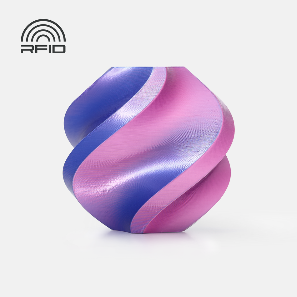 Bambu Lab PLA シルク・マルチカラー（スプール付き 1kg）｜デュアルカラー シルク フィラメント【予約商品】