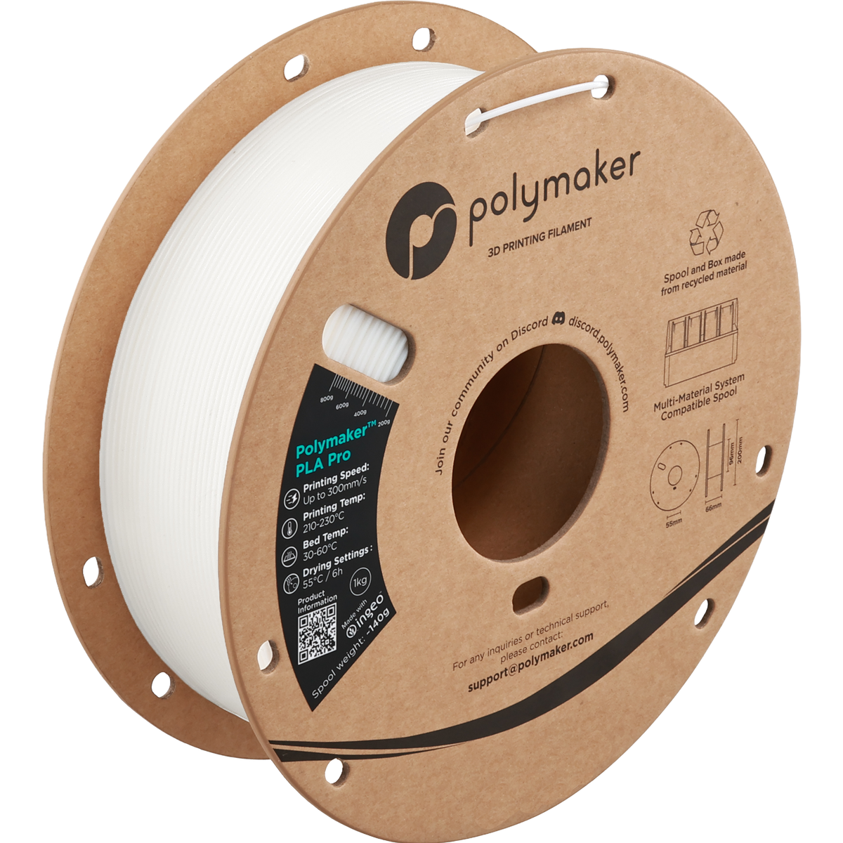 Polymaker PLA Pro White