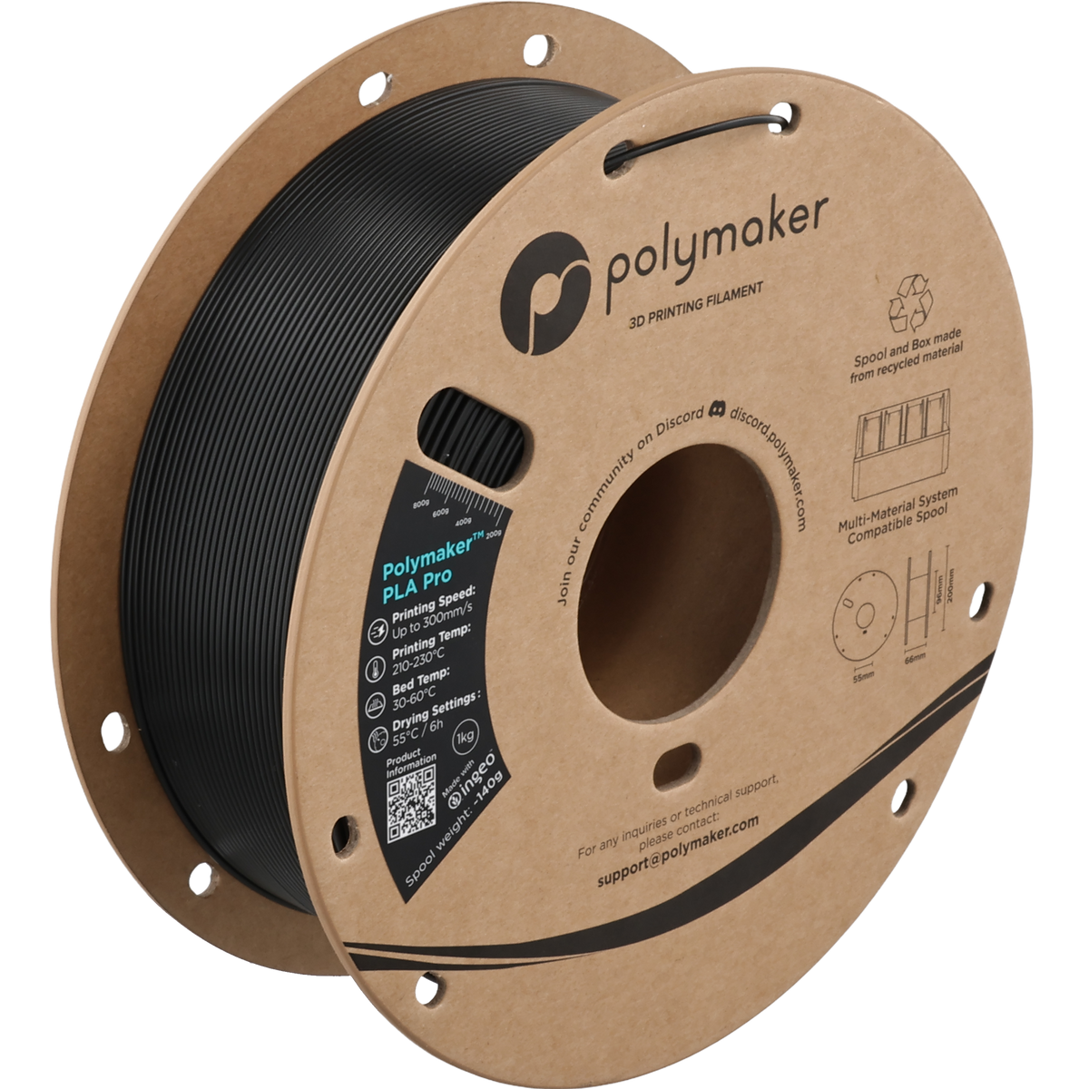Polymaker PLA Pro Black