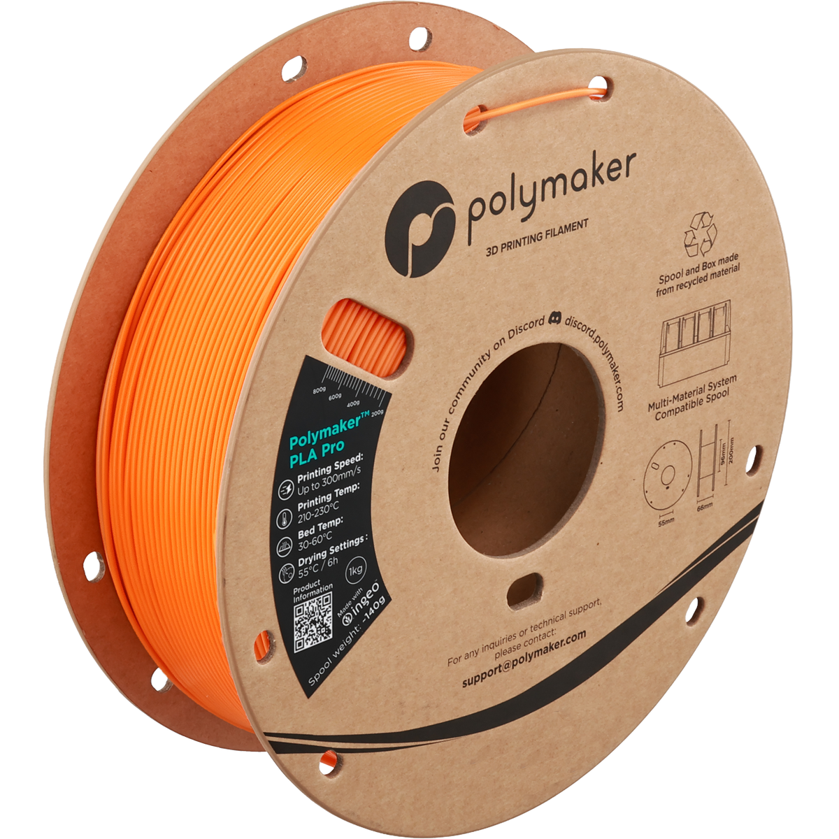 Polymaker PLA Pro Orange