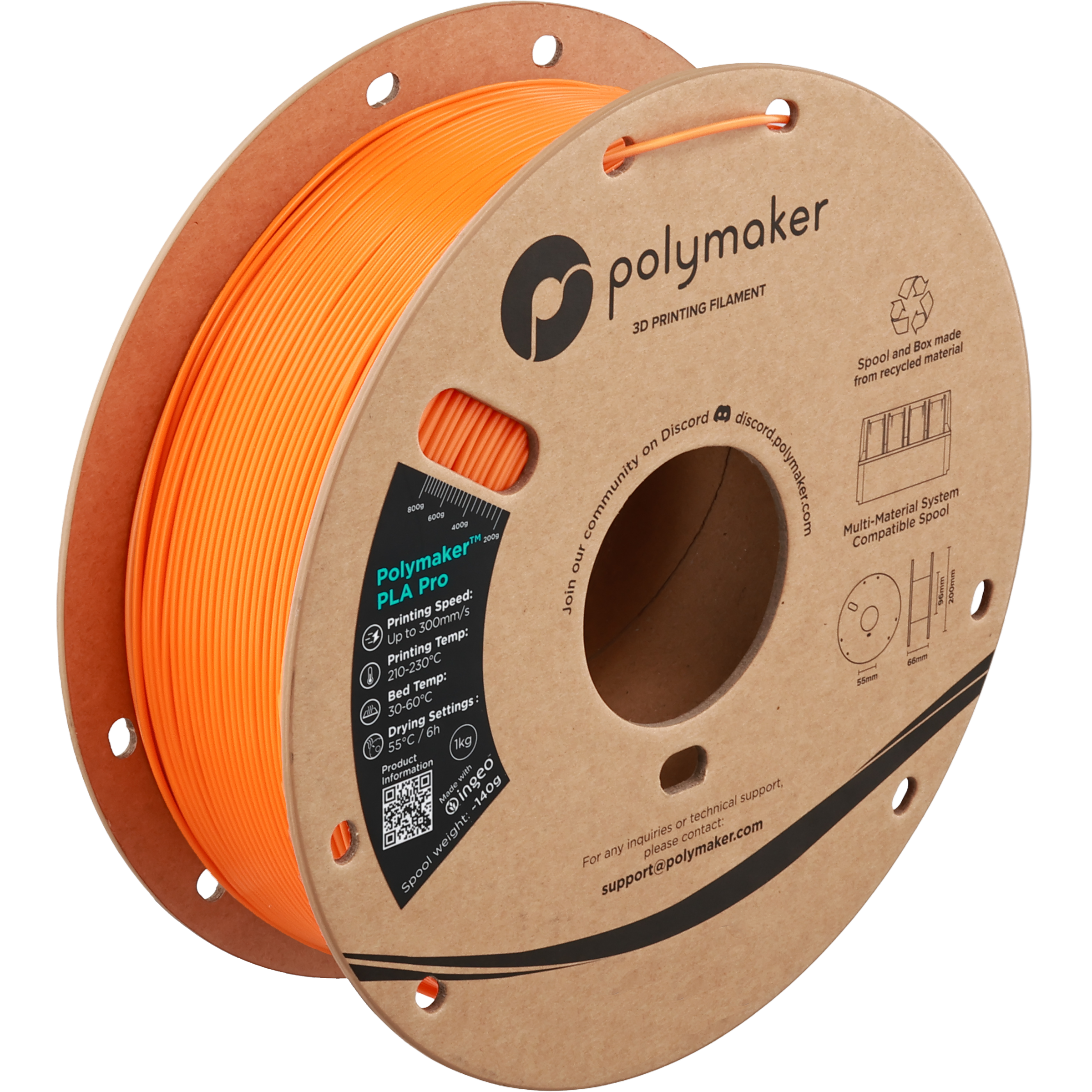 Polymaker PLA Pro Orange