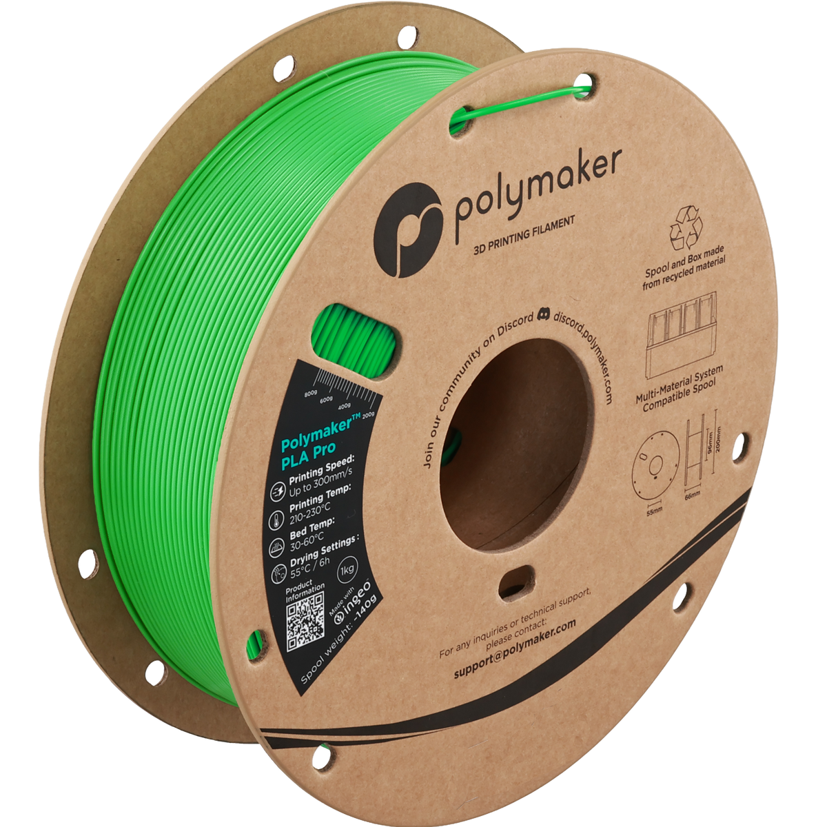 Polymaker PLA Pro Green