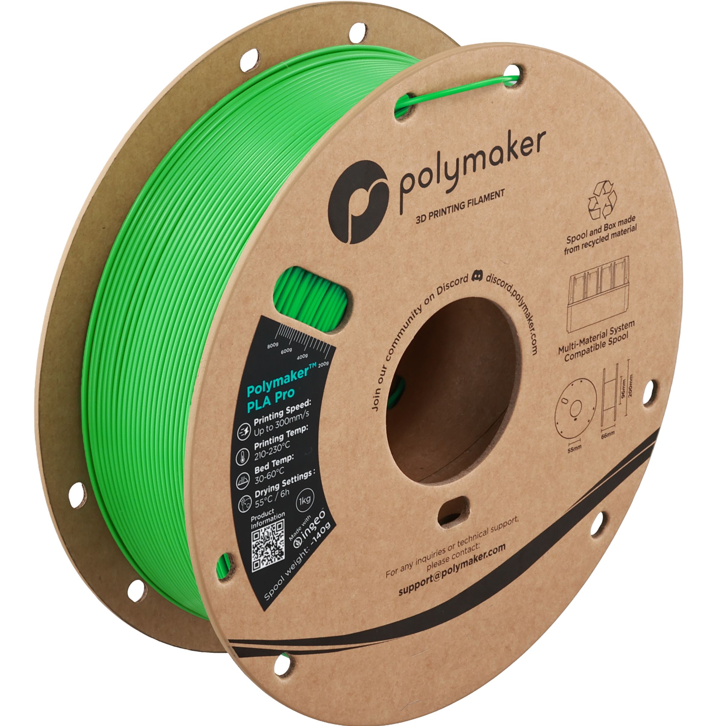 Polymaker PLA Pro Green